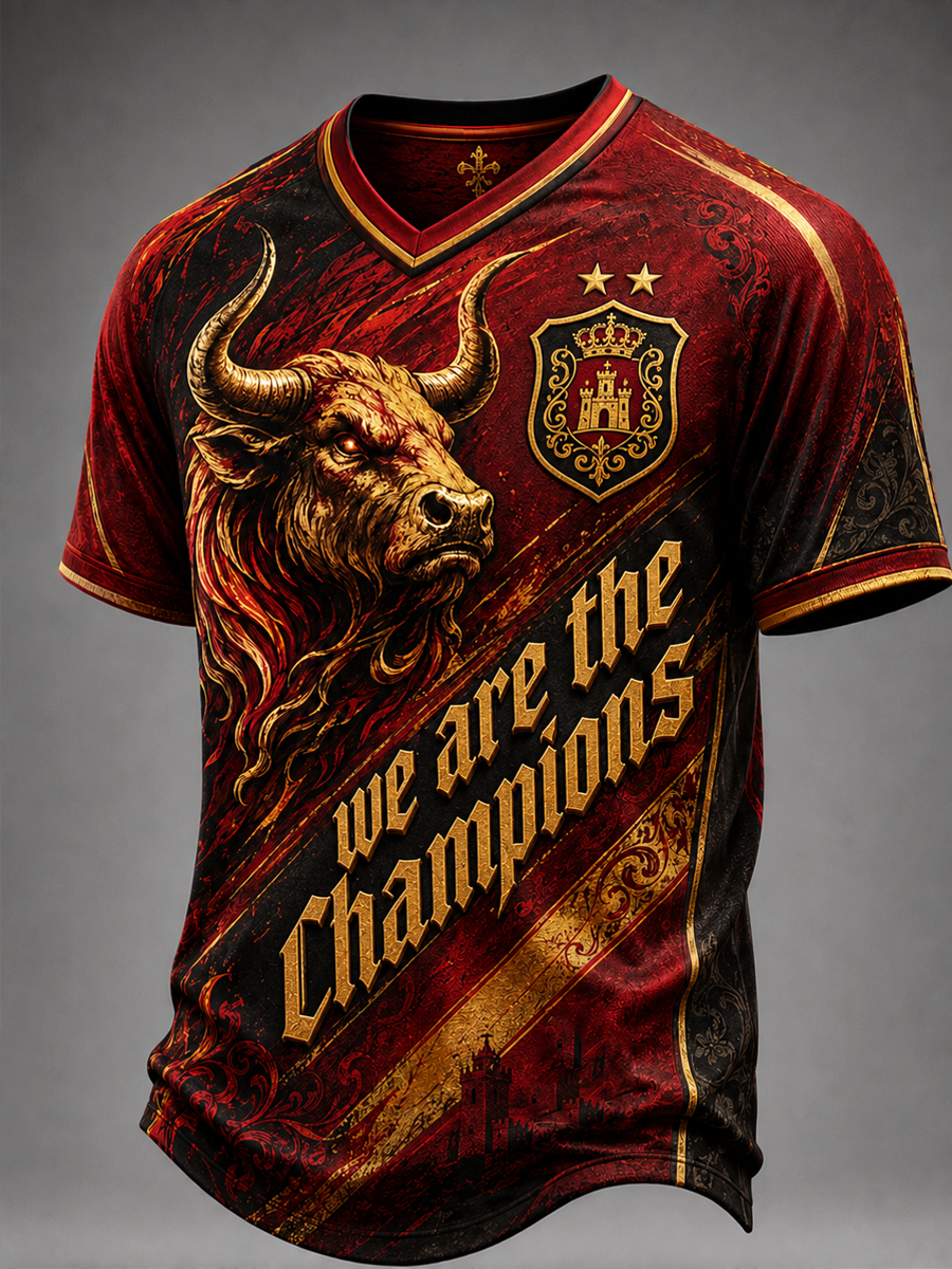 Camiseta Hombre Spain We Are the Champions