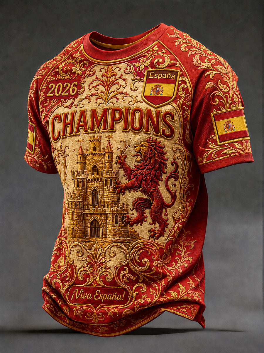 Camisetas de campeones de España para hombre