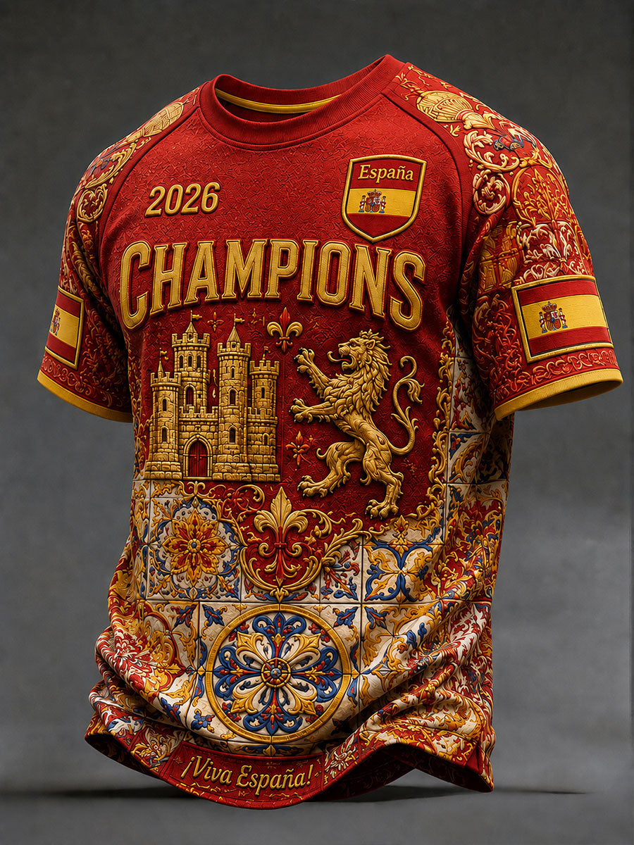 Camisetas de campeones de España para hombre