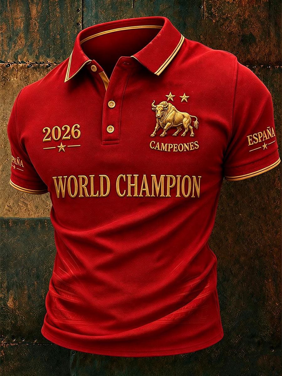 Camiseta del campeón mundial masculino