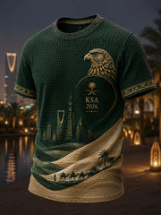 Men's Saudi Arabia Day Commemorative Art Print T-Shirt