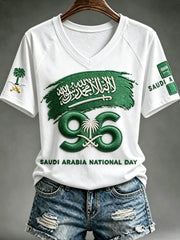 Women's Saudi Arabia's 96th National Day T-shirt
