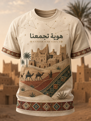 Men's Saudi Arabia National Day Short Sleeves T-Shirt