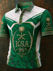 Men's Saudi Arabia's 96th National Day polo shirt