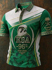 Men's Saudi Arabia's 96th National Day polo shirt