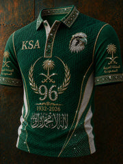 Men's Saudi Arabia's 96th National Day polo shirt