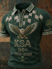Men's Men's Saudi Arabia's 96th National Day shirt polo shirt