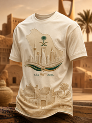 Men's Saudi Arabia National Day Short Sleeves T-Shirt