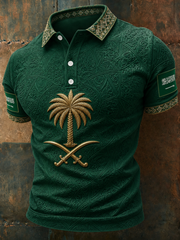 Men's Saudi Arabia's 96th National Day polo shirt
