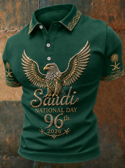 Men's Saudi National Day polo shirt